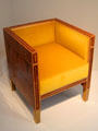 Armchair by Koloman Moser at Leopold Museum. Vienna, Austria.