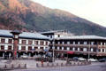 Clock tower in main square of Thimpu. Bhutan