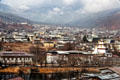 Overview of Thimpu. Bhutan.