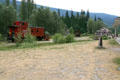 Craigellachie last spike heritage site. Craigellachie, BC.