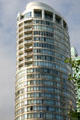 Upper stories of The Palisades east. Vancouver, BC.