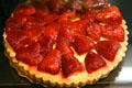 Strawberry tart at Granville Island Market. Vancouver, BC.