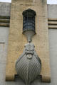 Bust of Captain Sir Harry Burrard-Neale on Burrard Bridge. Vancouver, BC.