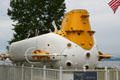Piccard/Grumman PX-15 Oceanographic Research Submersible "Ben Franklin" which made historic 30-day Gulf Stream research dive at Vancouver Maritime Museum. Vancouver, BC.