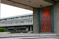 Mosaic mural on Academic Quadrangle of Simon Fraser University. Vancouver, BC.