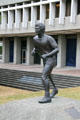 Statue of Terry Fox on Simon Fraser University campus. Vancouver, BC.