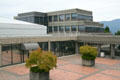 Transportation Centre entrance at Simon Fraser University. Vancouver, BC.