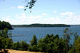 View of surrounding waters from Roosevelt Presidential home, the only one in another country. NB.