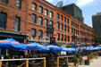 Market Square combines heritage warehouses as shopping complex & New Brunswick Museum. Saint John, NB.