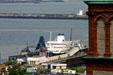 Ferry loads in Saint John, NB for run to Digby, NS. Saint John, NB.
