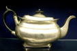 18th C teapot with wooden handle at Fort Beauséjour museum. NB.