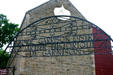 Stone building of Historic Garrison District. Fredericton, NB.