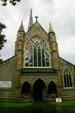Entrance of Christ Church Cathedral. Fredericton, NB.