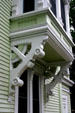 Woodworked detail of 811 George St. Fredericton, NB.