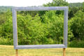 Framed nature at McMichael Gallery. Kleinburg, ON.