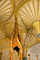 Rideau Convent chapel ceiling detail in National Gallery of Canada. Ottawa, ON