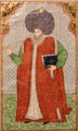Portrait of Ottoman official from Istanbul, Turkey at Aga Khan Museum. Toronto, ON.