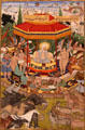 Court of King Solomon watercolor from India at Aga Khan Museum. Toronto, ON.