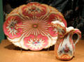 Sèvres porcelain rose ewer & basin by Antoine-Toussaint Cornailles at Gardiner Museum. Toronto, ON.