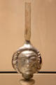 Glass Sidonian head blown into mold from Syria or Palestine at Royal Ontario Museum. Toronto, ON.