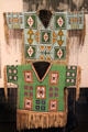 Assiniboine Nakoda dancers' jerkins for Horse Dance at Royal Ontario Museum. Toronto, ON.