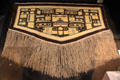 Northern Tlingit blanket from Chilkat River, Alaska at Royal Ontario Museum. Toronto, ON.