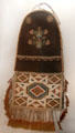 Fort Garry area Cree-Métis beaded Panel Bag at Royal Ontario Museum. Toronto, ON.