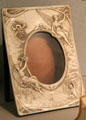 "Ivorine" celluloid picture frame probably from England at Royal Ontario Museum. Toronto, ON.