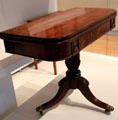 Mahogany card table by Thomas Nisbet of Saint John, NB at Royal Ontario Museum. Toronto, ON.