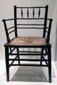 Caned armchair by William Morris of England, founder of Arts & Crafts Movement, at Royal Ontario Museum. Toronto, ON.