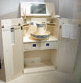 Wash-stand by Charles Rennie Mackintosh of Glasgow at Royal Ontario Museum. Toronto, ON.
