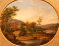 Council, Lorette Indians, Lake St. Charles Country painting by Cornelius Krieghoff at Art Gallery of Ontario. Toronto, ON.