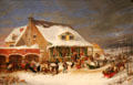 Morning after a Merrymaking in Lower Canada painting by Cornelius Krieghoff at Art Gallery of Ontario. Toronto, ON.