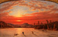 On Lake Laurent, painting by Cornelius Krieghoff at Art Gallery of Ontario. Toronto, ON.