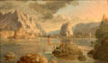 Below the Cascades, Columbia River with Indian Fishing painting by Paul Kane at Art Gallery of Ontario. Toronto, ON.
