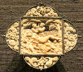 Carved ivory & silver pendant with sleeping Venus & cupid with satyrs from Germany at Art Gallery of Ontario. Toronto, ON