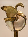 Nautilus shell cup in gilded silver mount in form of swan by Cornelis de Wilt from Utrecht, the Netherlands at Art Gallery of Ontario. Toronto, ON