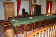 Upper legislative chamber used in 1864 by Fathers of Canadian Confederation in Province House & now preserved as a museum. Charlottetown, PE.