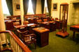 Currently used House of Commons chamber in Province House. Charlottetown, PE.