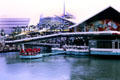 Steel pan band plays before Trinidad - Tobago & Granada Pavilion at Expo 67. Montreal, QC.