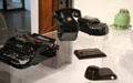 Bakelite plastic & enameled objects at Montreal Museum of Fine Arts. Montreal, QC.