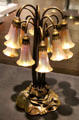 Pond lily table lamp by Louis Comfort Tiffany of Tiffany Studios, New York at Montreal Museum of Fine Arts. Montreal, QC.