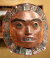 Tsimshian culture frontlet mask from British Columbia at Montreal Museum of Fine Arts. Montreal, QC