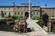 Flower garden of Saskatchewan Government House. Regina, SK.