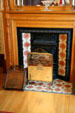 Fireplace in bedroom of Saskatchewan Government House. Regina, SK.