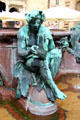 Figure on base of Hygieia Fountain in courtyard at Hamburg City Hall. Hamburg, Germany.