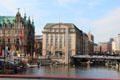 Bucerius Kunst Forum building between City Hall & Kleiner Alster canal. Hamburg, Germany.