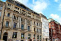Historic buildings lining Jungfernstieg. Hamburg, Germany.
