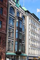 Heine Haus with Art Nouveau elements on Jungfernstieg. Hamburg, Germany.