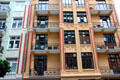 Apartment buildings on Pilatuspool near Johannes-Brahms-Platz. Hamburg, Germany.